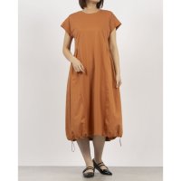 Anna Nicola/アンナニコラ Anna Nicola 脇異素材切替ジャージワンピース 半袖/508130668