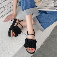 Shoes in Closet/シューズインクローゼット Shoes in Closet －シュークロ－ 軽量厚底 2WAY ボリューム ラッフル / フリル サンダル 6908/508130690