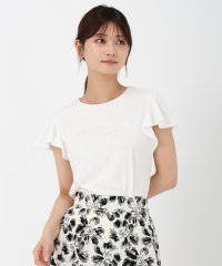 MISCH MASCH/ミッシュマッシュ MISCH MASCH 2025春夏新作 箔プリントフレア袖Tシャツ/508131144