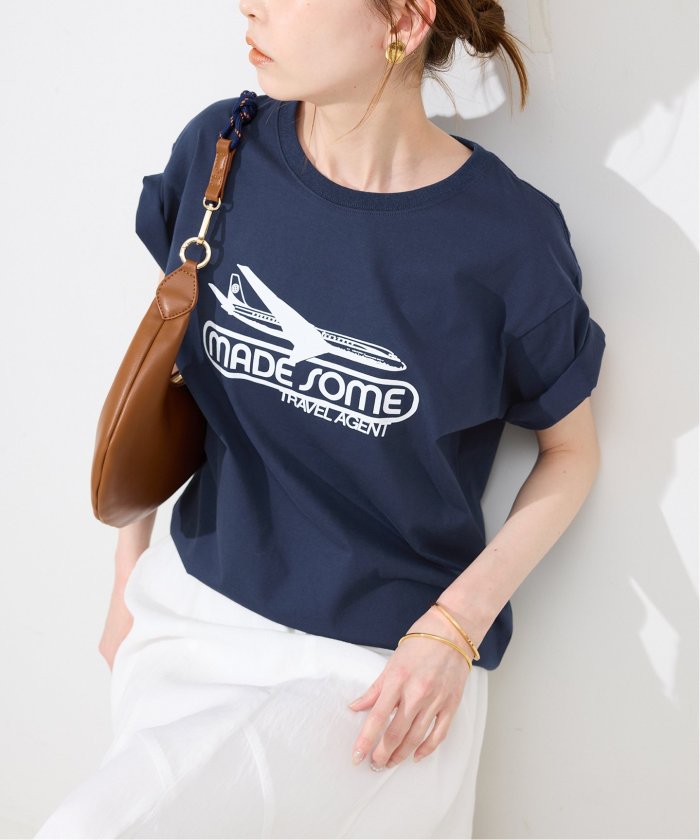 made some sports wear for SLOBE IENA ロゴTEE(508131264