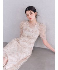 LILY BROWN/チュール刺繍ドレス/508131348