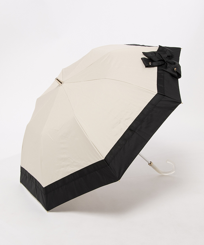 ランバンオンブルー　日傘　長傘　リボン　黒色　雨天兼用パラソル　バイカラー LEB0122M0002_pz_a168.jpg