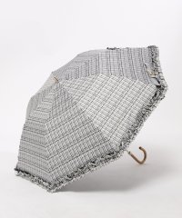 LANVIN en Bleu(umbrella)/LANVIN en Bleu ランバンオンブルー 折りたたみ傘 楽折ドビーフリル 雨の日OK 遮光 遮熱 楽々開閉 UV 晴雨兼用日傘/507890919