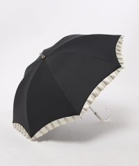 LANVIN en Bleu(umbrella)/LANVIN en Bleu ランバンオンブルー 晴雨兼用日傘 長傘 シャイニーフリル  1級遮光/遮熱/UV/雨の日OK レディース/507890920