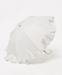 LANVIN en Bleu(umbrella)/LANVIN en Bleu ランバンオンブルー 折りたたみ傘 楽折 ラッフルフリル 無地 レディース 晴雨兼用日傘 レディース/507890922
