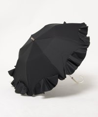 LANVIN en Bleu(umbrella)/LANVIN en Bleu ランバンオンブルー 折りたたみ傘 楽折 ラッフルフリル 無地 レディース 晴雨兼用日傘 レディース/507890922