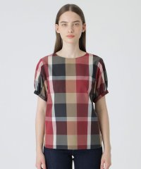 BLUE LABEL CRESTBRIDGE/【一部店舗限定】クレストブリッジチェックソフティーボイルブラウス/508035689