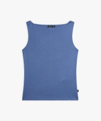 agnes b. FEMME/コットン ボートネック ノースリーブ Tシャツ "Leopard"/508097323