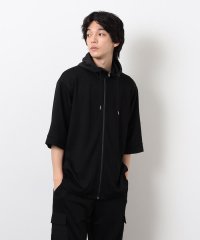 COMME CA ISM MENS/スポーティージャージ 半袖ジップブルゾン/508106568