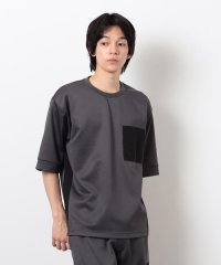 COMME CA ISM MENS/スポーティージャージ コンビデザイン Ｔシャツ/508106570