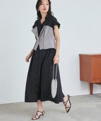 RUIRUE BOUTIQUE/ルイルエブティック RUIRUE BOUTIQUE ビスチェ風バイカラーシャツワンピース/508113638