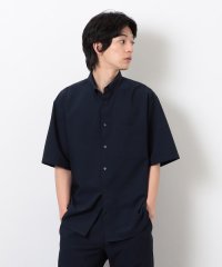 COMME CA ISM MENS/【セットアップ対応】シアサッカー 半袖釦ダウンシャツ/508115463