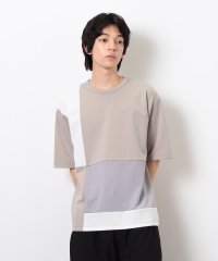 COMME CA ISM MENS/カラーブロッキング Ｔシャツ/508115471