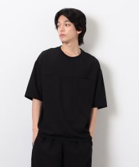COMME CA ISM MENS/【セットアップ対応】ライトウエイト ポリエステル 布帛Ｔシャツ/508115473