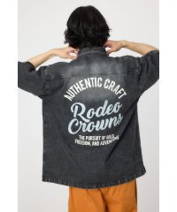 RODEO CROWNS WIDE BOWL/バックロゴフードデニムシャツ/508128517