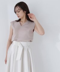 NATURAL BEAUTY BASIC/オープンカラーニット/508128575