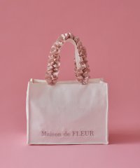 Maison de FLEUR/メゾン ド フルール Maison de FLEUR リボン柄ジャカードスクエアトートSバッグ/508129992