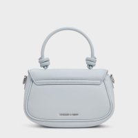 CHARLES & KEITH/Sammie サミー ノットハンドルフロントフラップバッグ/508131297
