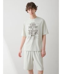 GELATO PIQUE HOMME/【HOMME】【接触冷感】フローズンレーヨンロゴプリントTシャツ&ハーフパンツセット/508131359