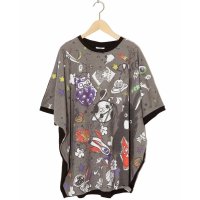 ScoLar/スカラー ScoLar ラビルとフクミンらくがき風 バイカラープルオーバー/508131954