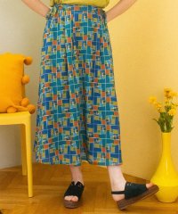 Jocomomola/Amarillo lima プリントサイドリボンスカート/508132256