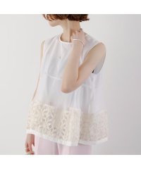 Re.Verofonna/ヴェロフォンナ Re.Verofonna Re.Verofonna ブラウス 5253312 刺繍 レイヤード シアー/508132283