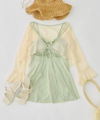 NICE CLAUP/OLIVE des OLIVE OUTLET/【WEB限定】【新色追加！】シアーボレロ×フリルキャミワンピ水着 2点セット/508132540