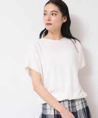 Dessin/デッサン Dessin 浅Vネックフレンチスリーブニット/508132588