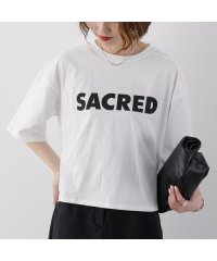 CHIGNON/シニヨン CHIGNON CHIGNON Tシャツ 8451－073KK ロゴT 五分袖 プリント/508132615