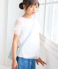 ROPE' PICNIC　KIDS/【KIDS/キッズ】【UVカット・接触冷感】ツイストチュールスリーブトップス/リンクコーデ/508132620