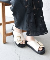 SHIPS any WOMEN/SHIPS any: バックル ベルト プラットフォーム サンダル/508132664