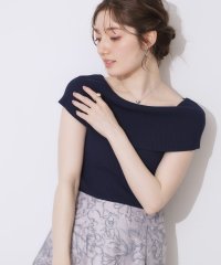 Couture Brooch/リブオフショルニット/508132870