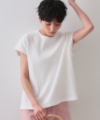 OPAQUE.CLIP/ワイドリブフレンチTシャツ【洗濯機洗い可】/508132897