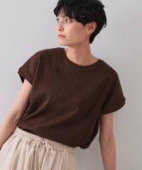 OPAQUE.CLIP/ワイドリブフレンチTシャツ【洗濯機洗い可】/508132897