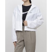 NIKE/ナイキ NIKE レディース ウインドフルジップ ナイキ ウィメンズ NSW WR WVN LTWT HDED HJ1183100 (ホワイト)/508133233
