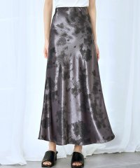 Ampirula/アンピルーラ Ampirula サテンマーブルタイトスカート/508133275