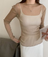 GIRL/ガール GIRL メロウラメチュールシアートップス 結婚式 パーティー オケージョン お呼ばれ/508133277