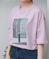 libelle more/リベル モア libelle more 〈接触冷感・USAコットン〉フォト転写プリント半袖Tシャツ/508133319