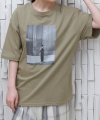 libelle more/リベル モア libelle more 〈接触冷感・USAコットン〉フォト転写プリント半袖Tシャツ/508133319
