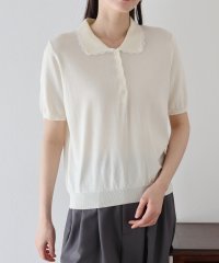 BLUEEAST/ブルーイースト BLUEEAST レース襟ニットトップス/508133334