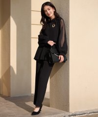 DRESS+/ドレスプラス DRESS+ プリーツ切り替え セットアップ パンツドレス/508133615