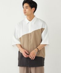 SHIPS Colors  MEN/SHIPS Colors:〈洗濯機可能〉比翼 ブロッキング シャツ/508133656