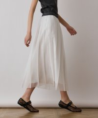 GRACE CONTINENTAL/マットシアープリーツスカート/508133850