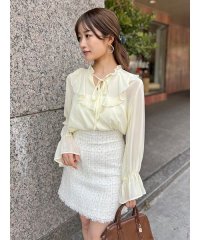 SNIDEL/シフォンボウタイブラウス/508133925