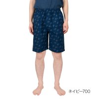 fukuske FUN/フクスケ ファン fukuske FUN ハーフパンツ ハイビスカス柄 麻混 ポケット付き fukuske(フクスケ) (RM9P0013)福助 fukuske/508134138