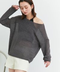 ad thie/アドティエ ad thie 【2025SS新作】シアーメッシュルーズニットプルオーバー/508134159