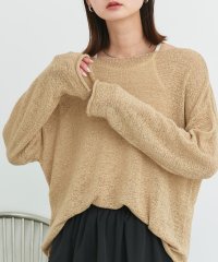 ad thie/アドティエ ad thie 【2025SS新作】シアーメッシュルーズニットプルオーバー/508134159