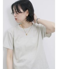 Samansa Mos2 blue/ラメTシャツ/508134261