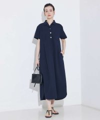 qualite/【接触冷感＆吸水速乾＆UV】シアサッカーシャツワンピース/508134271