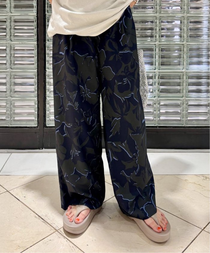 25SS✨新品　JOURNAL STANDARD フラワープリントパンツ JOURNAL STANDARD relume（ジャーナルスタンダード レリューム